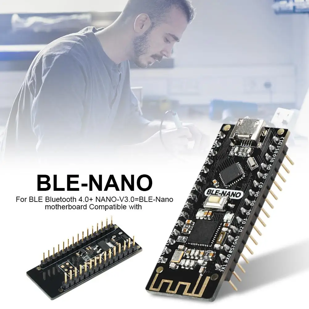 Для BLE Bluetooth 4,0+ NANO-V3.0BLE-Nano материнская плата для BLE-NANO для Arduino NANO-V3.0 для UNO Arduino NANO-V3.0 Ble-Nano Integ