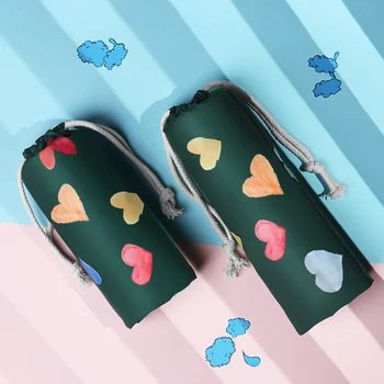 

Fashion Cute Mini Umbrella Ladies Creative Uv Protection Pocket Windproof Folding Rain and Sun Umbrella Paraplu Rain Gear MM60YS