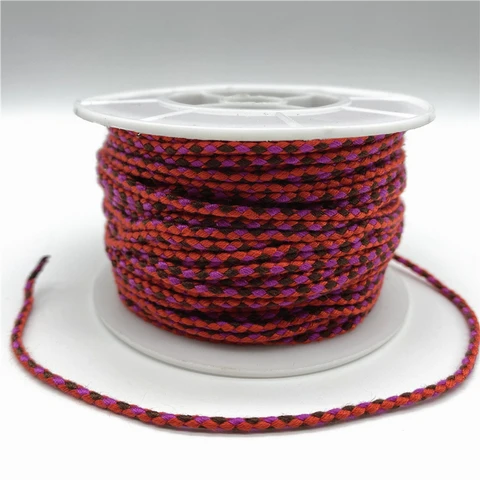 2.5mm Cotton Cord Rope Chinese Knot Macrame Cord Rope For Jewelry Making For Shamballa Bracelet