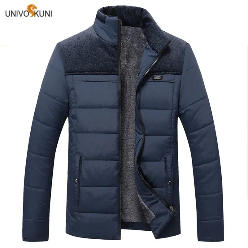 UNIVOS KUNI 2019 мужские зимние куртки с капюшоном пальто толстая парка
