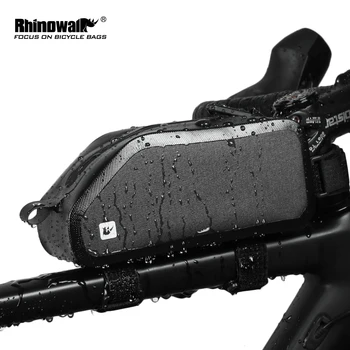 

Bike frame bag Rhinowalk RK18332 1.1L Waterproof Front beam bag Upper tube bag MTB Road bike Pannier black bicycle accessories