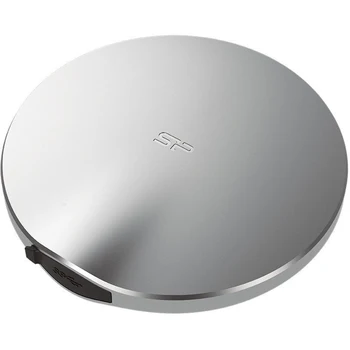 

External SSD drive Silicon Power Bolt B80 SP240GBPSDB80SCS 240GB, USB 3.1 Type-C, read: 500 Mb / s, write: 450 Mb / s, TRIM, NCQ, AES 256-bit, IP68, Silver