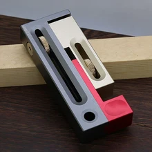 Алюминиевый сплав пилы слот регулятор Настольная пила слот регулятор подвижный измерительный блок длина компенсация Деревообрабатывающие инструменты