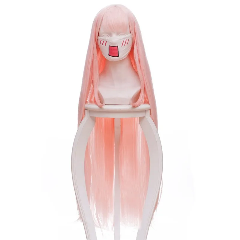 DARLING in FRANXX ZERO TWO Code 002 Косплей головной убор розовый парик аксессуары для Хэллоуина - Цвет: As shown