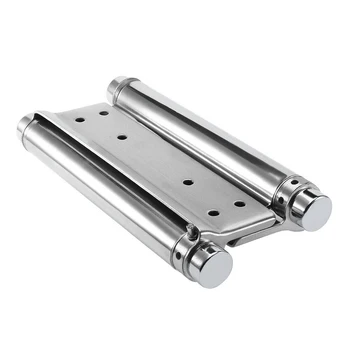 

2 Pcs Stainless Steel Double Action Spring Door Hinge Durable for Cafe Bar Saloon 3Inch/4Inch/5Inch/6Inch--M25