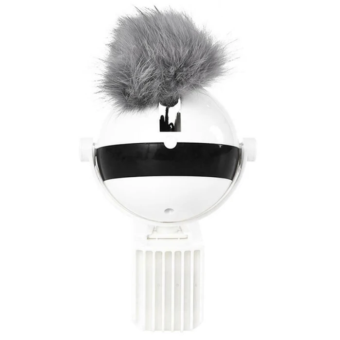Self Playing Cat Toy Cat Teaser Automatic Lifting Electric Ball with Fluffy Ball E2S