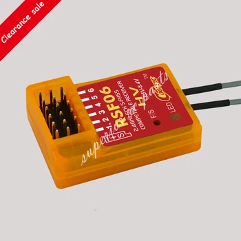 

Cooltech RSF06 6ch S-FHSS Compatible Receiver Compatiable with Futaba 10J 8J 6J 4GRS 4PX for RC Racing Drone Model