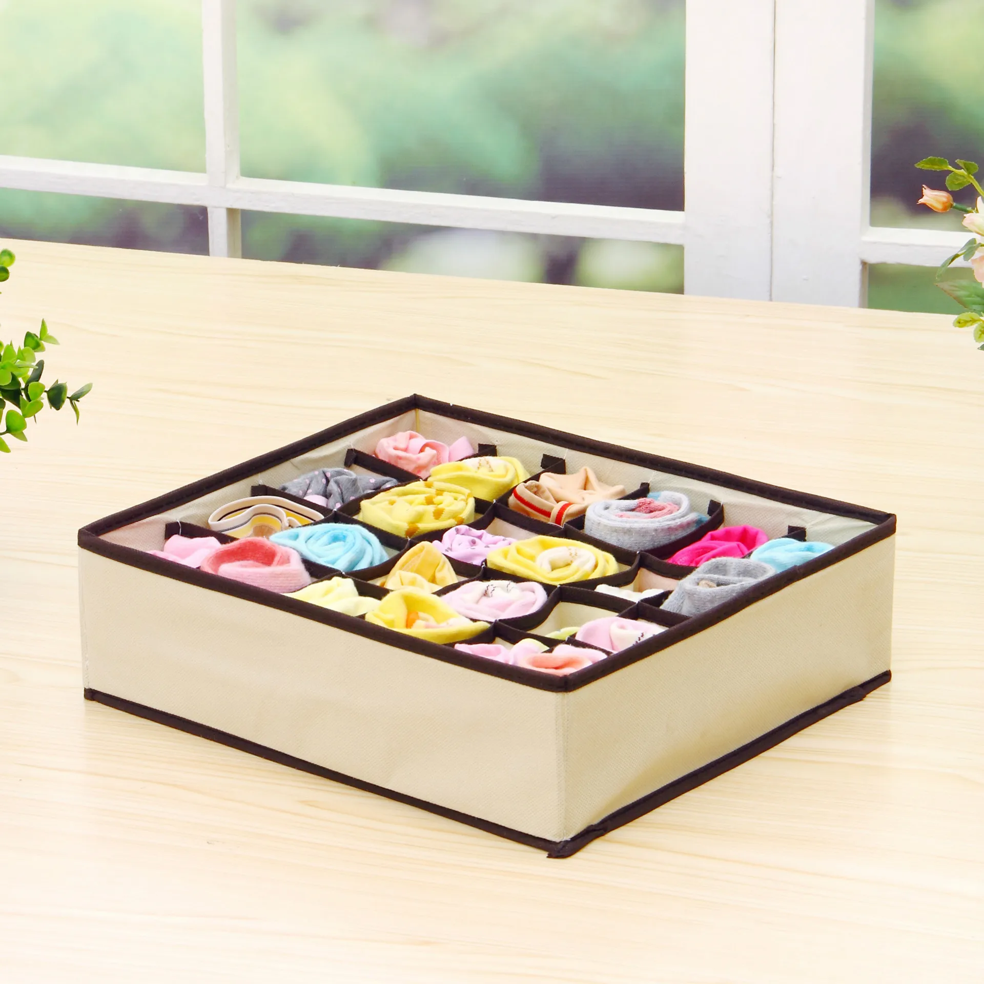 

Storage Boxes Underwear Divider Drawer Lidded Closet Organizer Ropa Interior Organizador for Ties Socks Shorts Bra Organizador