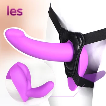 Strapless Strap On Dlldo For Women Realistic Double Dildo Underwear Anal Ultra Elastic Harness Belt Lesbian Sex Shop Masturbator 2