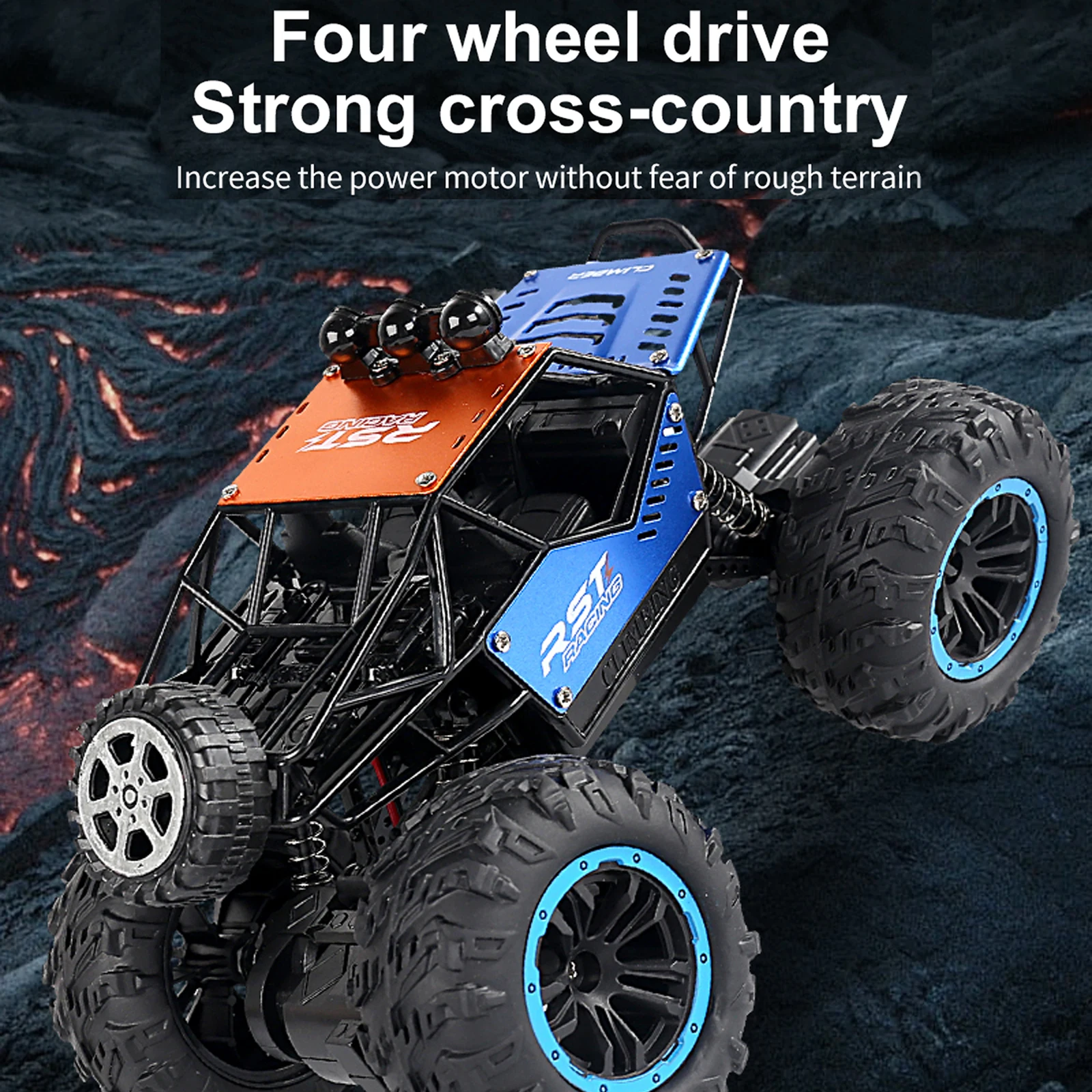 1/20 RC Car 20KM/H High Speed Off Road RC Trucks Alloy Shell Racing Climbing RC Car Gifts for Kids Adults 1/20 RC Car 20KM/H High Speed Off Road RC Trucks Alloy Shell Racing Climbing RC Car Gifts for Kids Adults