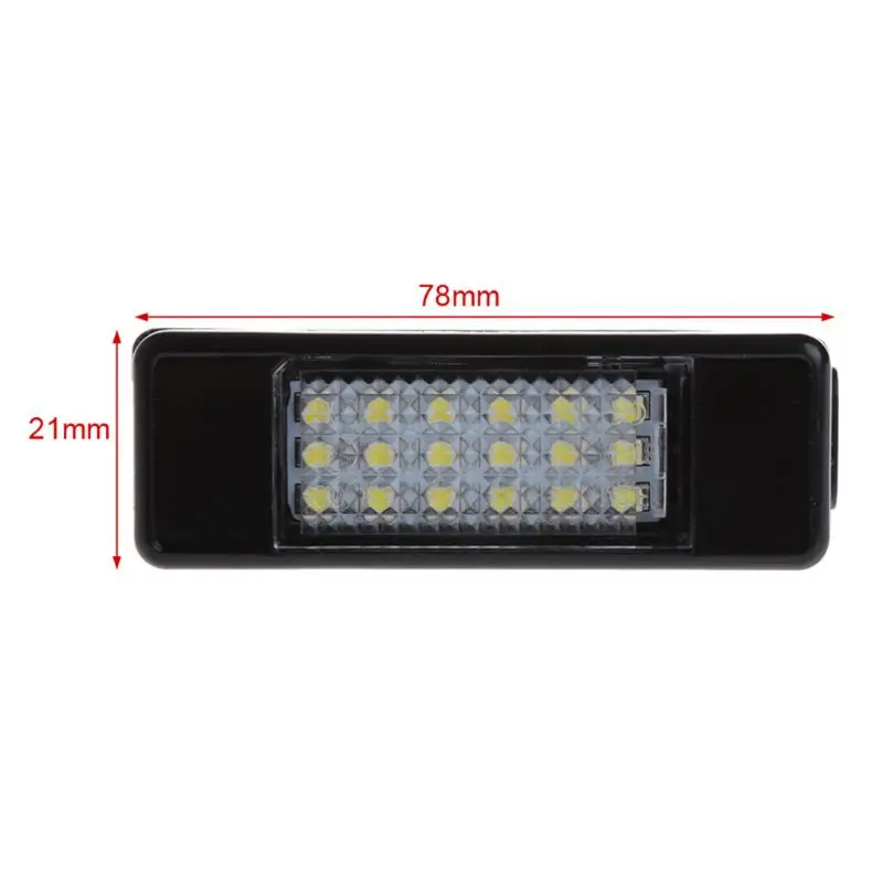 2 шт. 18 светодиодный номерной знак светильник для peugeot 207 307 308 Citroen Berlingo 2004-2009 C3 C4 C5 C6 5D LX9C