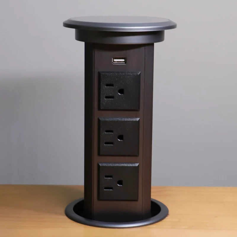 

Smart Home Automation pop up sockets kitchen desk and office sockets