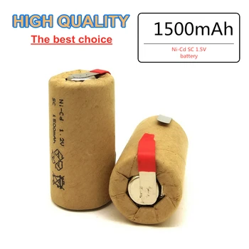 

ZONE ONE High quality battery, rechargeable battery, SC NI-Cd 1.2V 1500mah battery with tab forLED electric tools