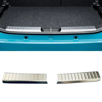 

For Toyota Raize A200 2020 Car Styling Stainless Steel Inner Rear Bumper Protector Guard Plate Cover Trim 2pcs accessories