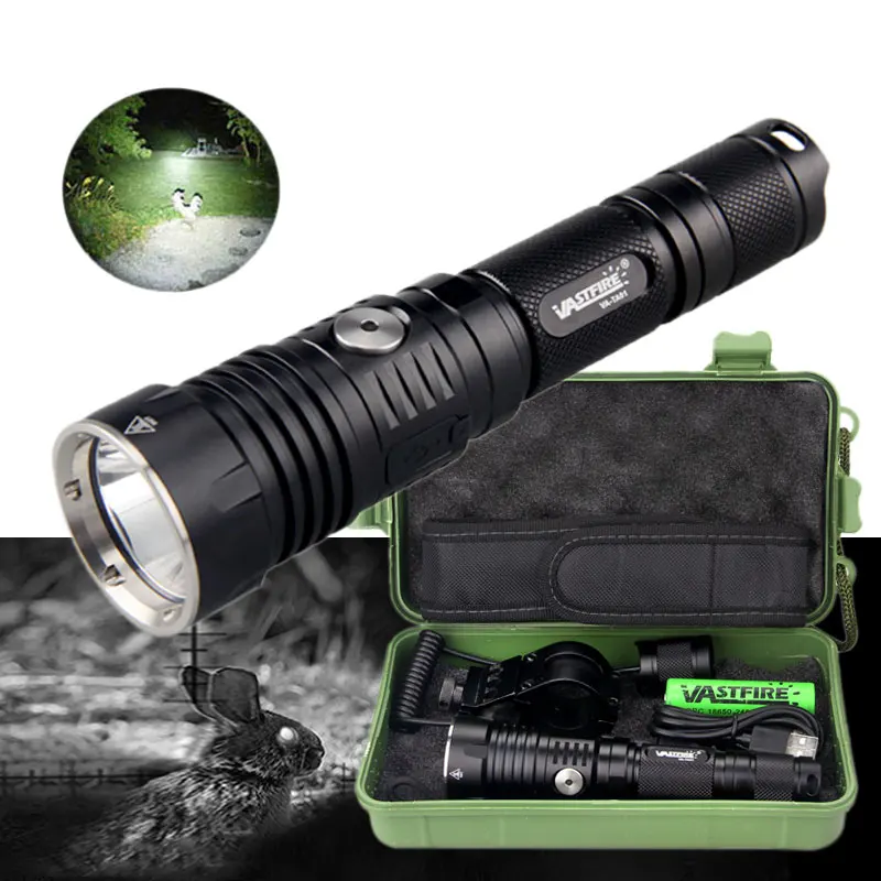 Escopo da Tocha 3 em 1 Monte com 3 Zoomable Caça Lanterna Verde - Vermelho Branco Tático Rifle Feixe Cabeça Led 35 rifle monte com 3 feixe cabeça