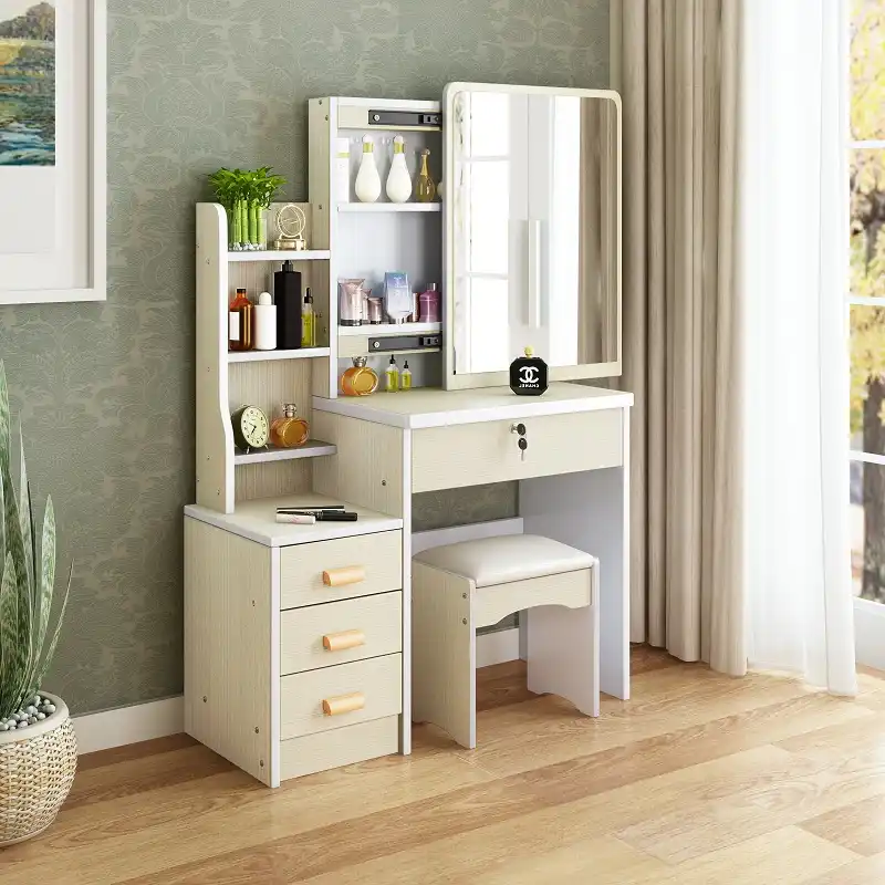 [37+] Tocador De Dormitorio De Madera Maciza Estilo Europeo Mini