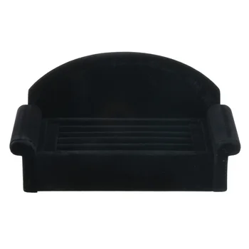 

Sofa Shape Style Black Ring Holder For Shop Jewelry Display Home Decorative