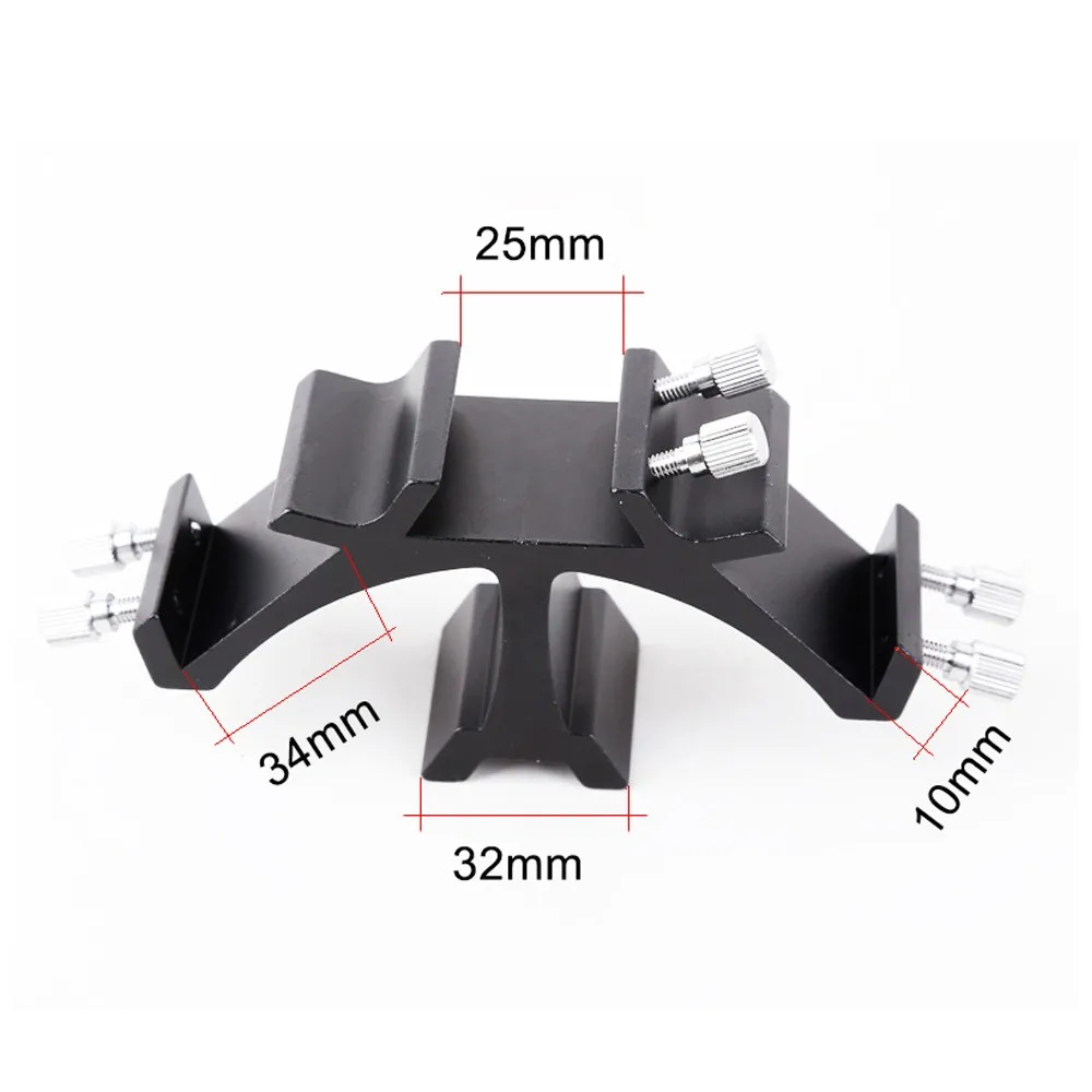 Multifunction Fixed Finder Scope Dovetail Mounting Bracket Base Astronomical Telescoper Mirror Tail Plate Finder Mirror Bracket
