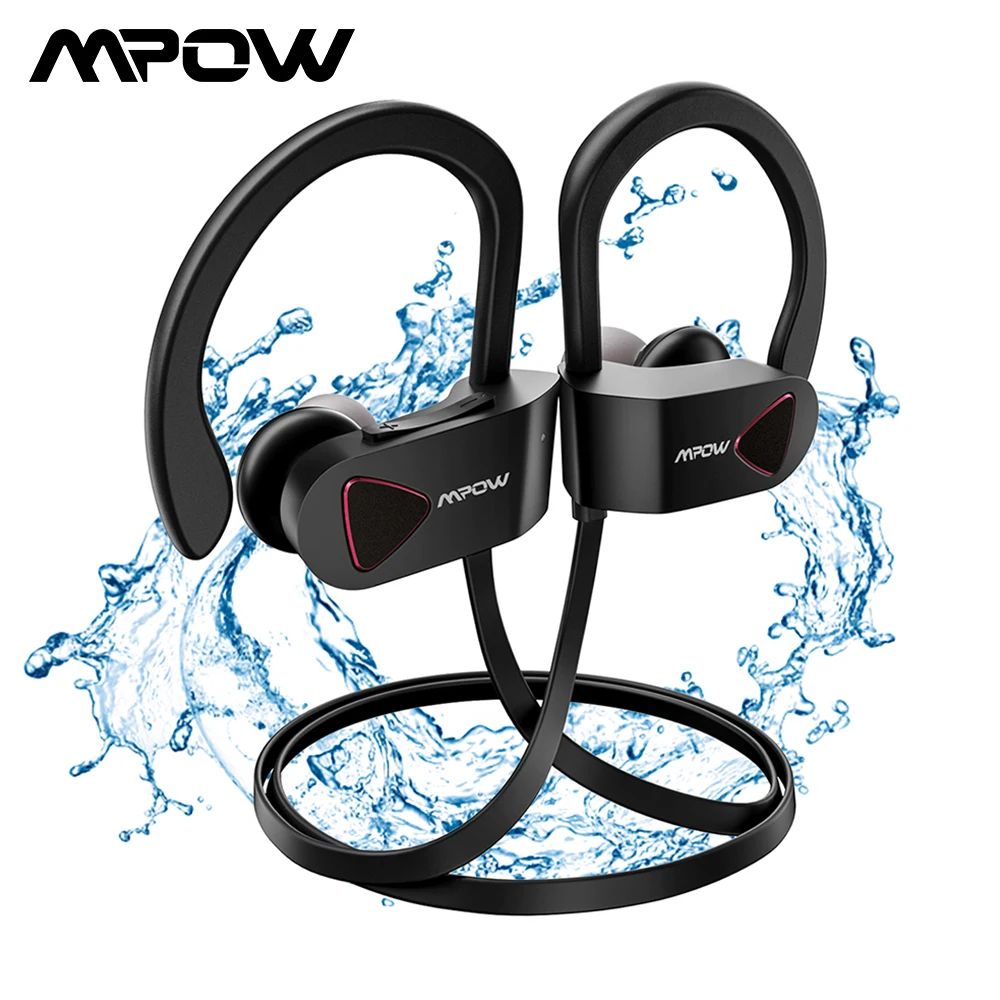 Беспроводные наушники Mpow D8 IPX7 водонепроницаемые спортивные Hi Fi стерео