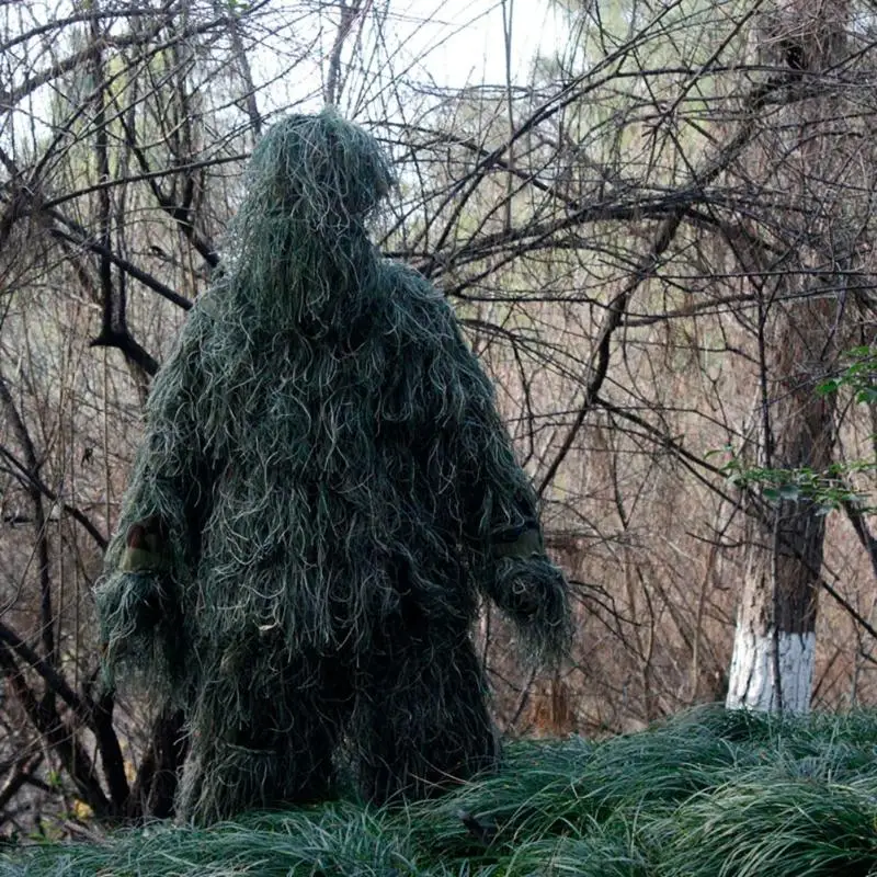 Костюм Ghillie, камуфляжная одежда, одежда для охоты, наблюдения за птицами, одежда для фотографирования, дышащая одежда для джунглей, одежда для охотника