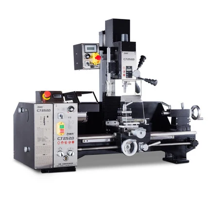 CT2520 small lathe, car drilling and milling machine, lathe instrument car, turning and milling compound bed