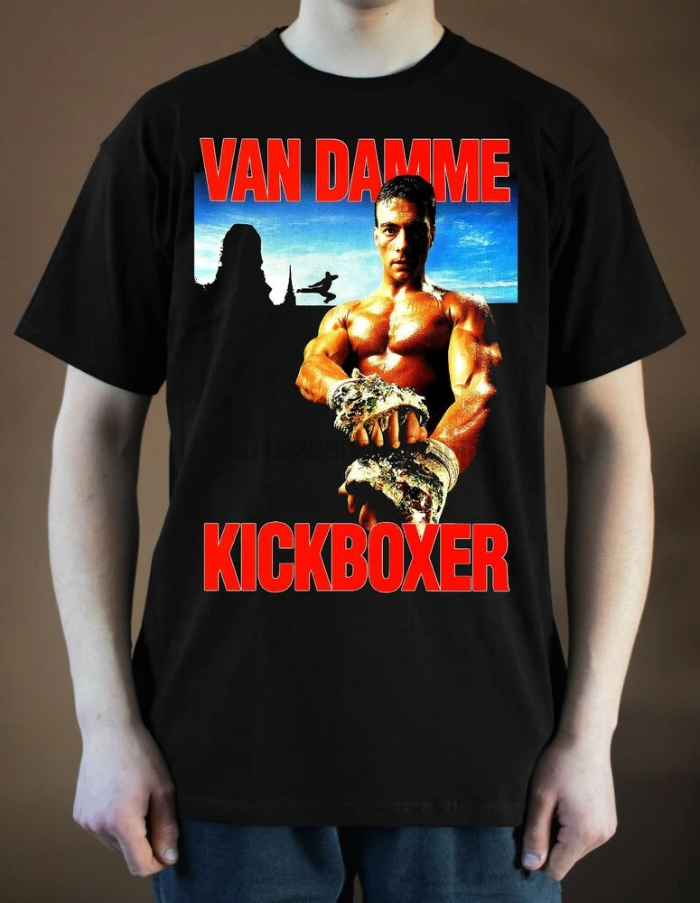 Постер Фильма KICKBOXER ver. Футболка 2 Жан-Клод Ван Дамме (черная) |