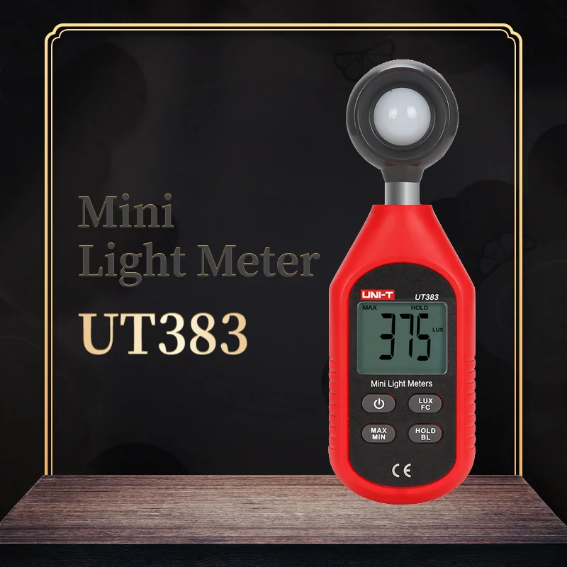 

UNI-T UT383 Mini Illuminance Meter Handheld Digital Light Meter Brightness Illuminance Meter Light Photometer Environmental Test