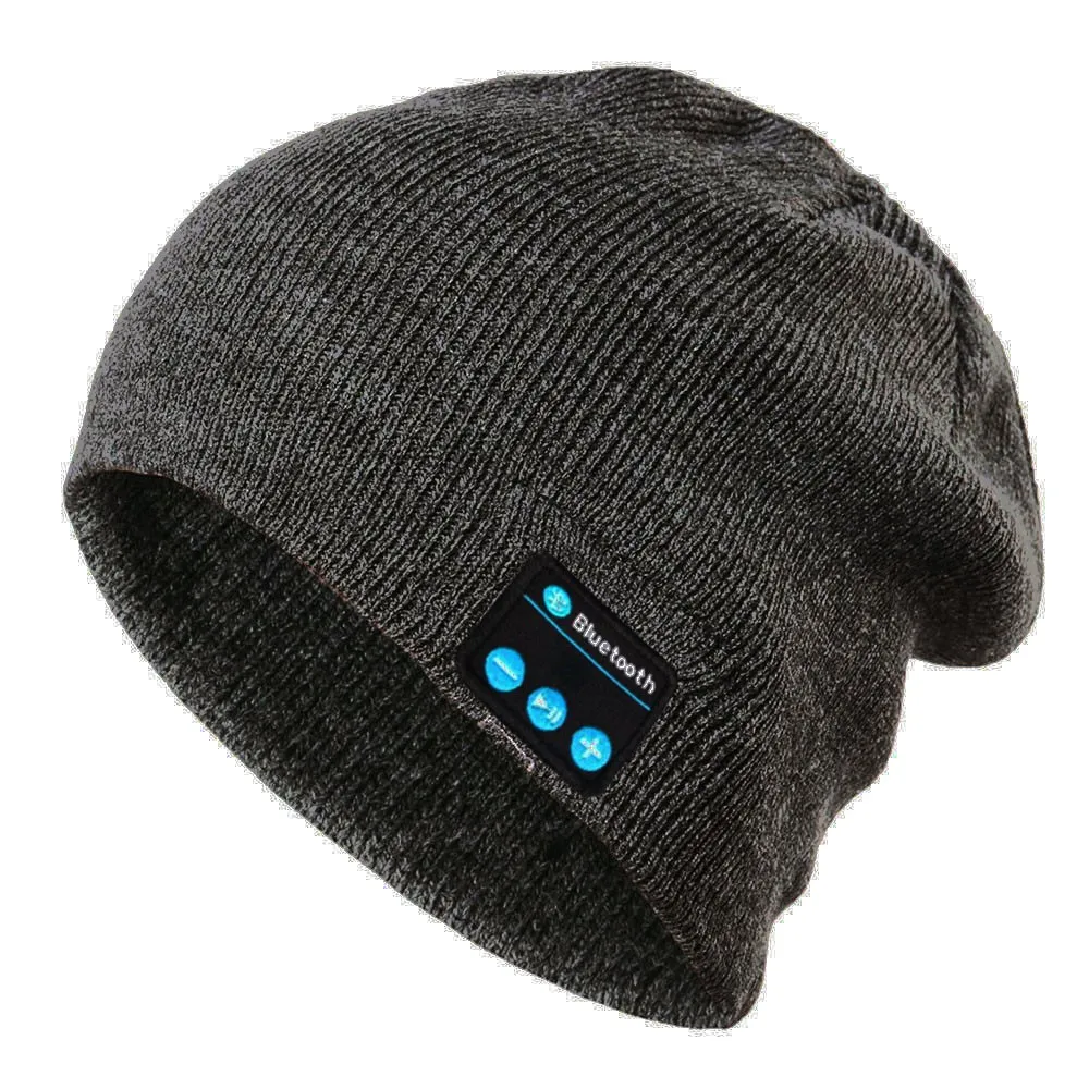 

1 Pcs Hat Men AcrylicWireless Warm Beanie Hat Handsfree Music Cap Headphone Headset xmas Outdoor Skiing Skullies Hat Male