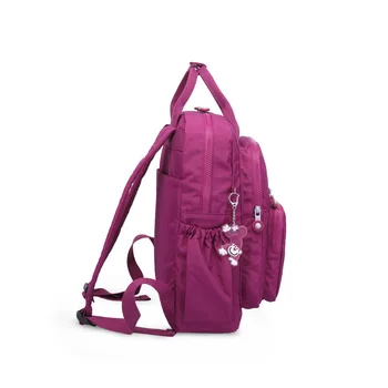 

Personality Before Bag Design Daily Backpack Travel Business Trip Portable Schoolbag Cute Pendant Solid Color Shoulders Backpack