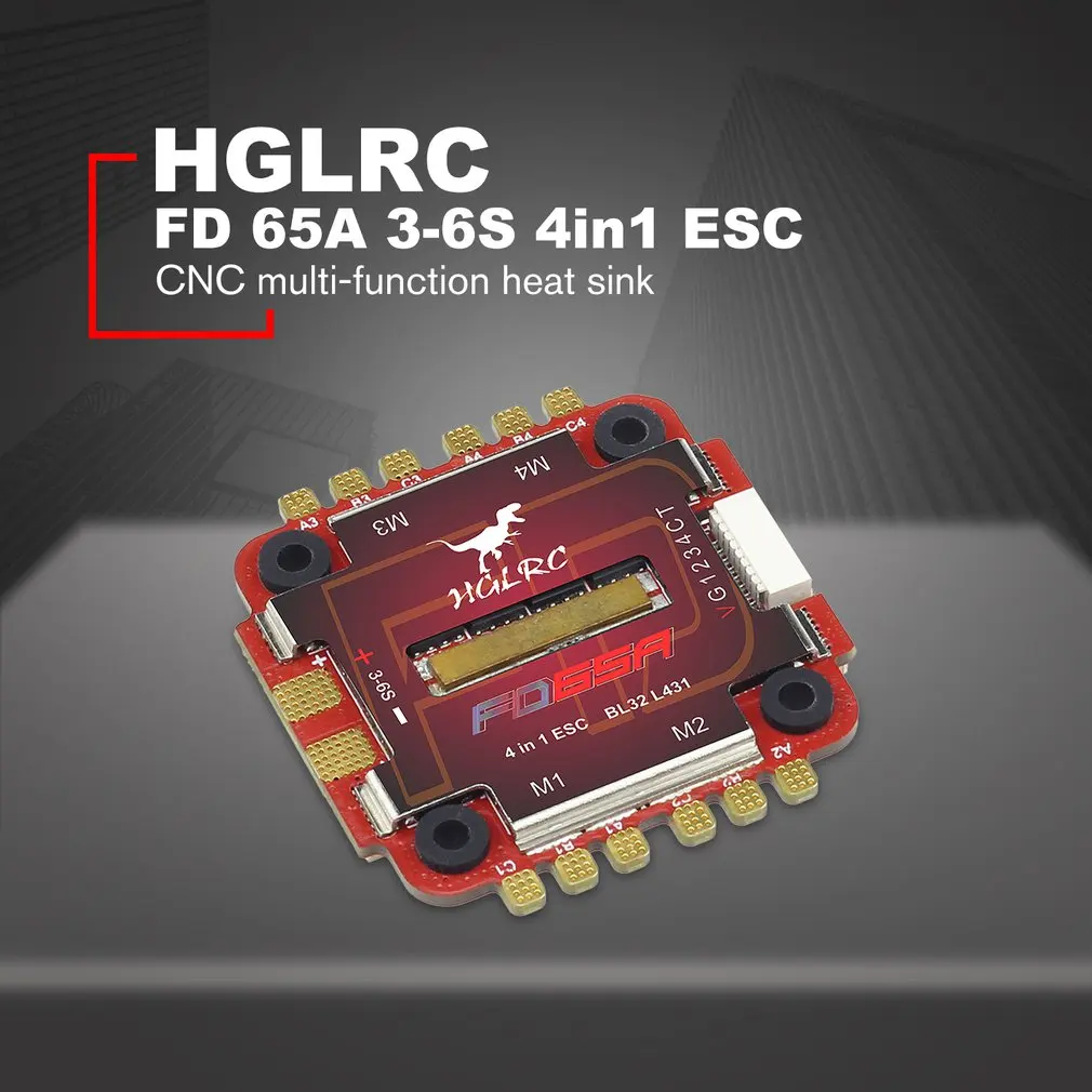 HGLRC Forward 45A 4 в 1 Мини ESC 20x20 мм BLHeli_32 2-6S для FD445 стек FPV гоночный Дрон Квадрокоптер мульти ротор DIY самолет