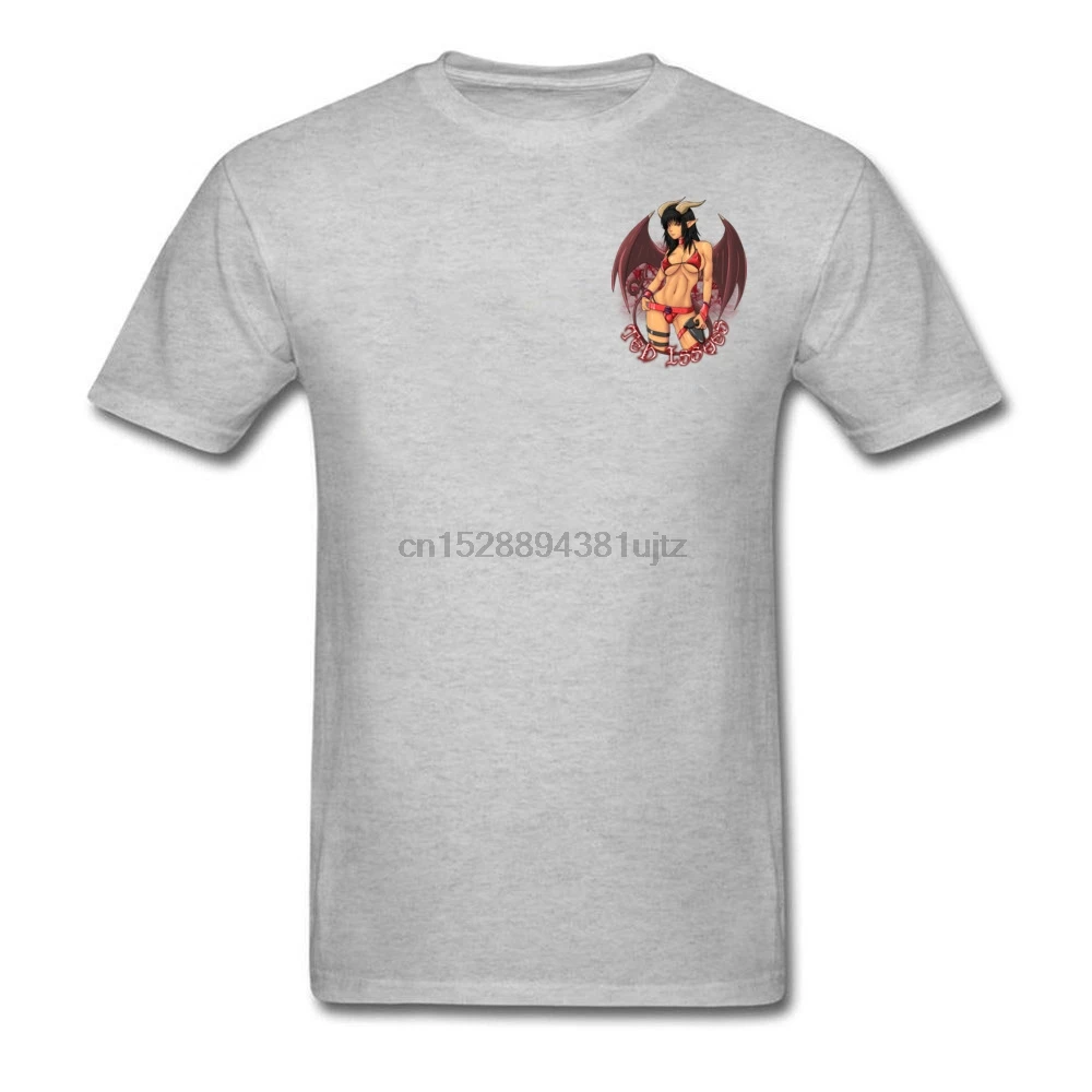 Cheap Funny Game Tshirts For Men Pink Up Satan Girl T-Shirt Teh Issues Logo Cool Short Sleeve Tops T Shirt New Sweatshirts |