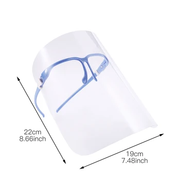 

Transparent Anti-fog Anti-Oil Splatter Full Face Shield Mask Cooking Protector Full face design you away from the oil splash.