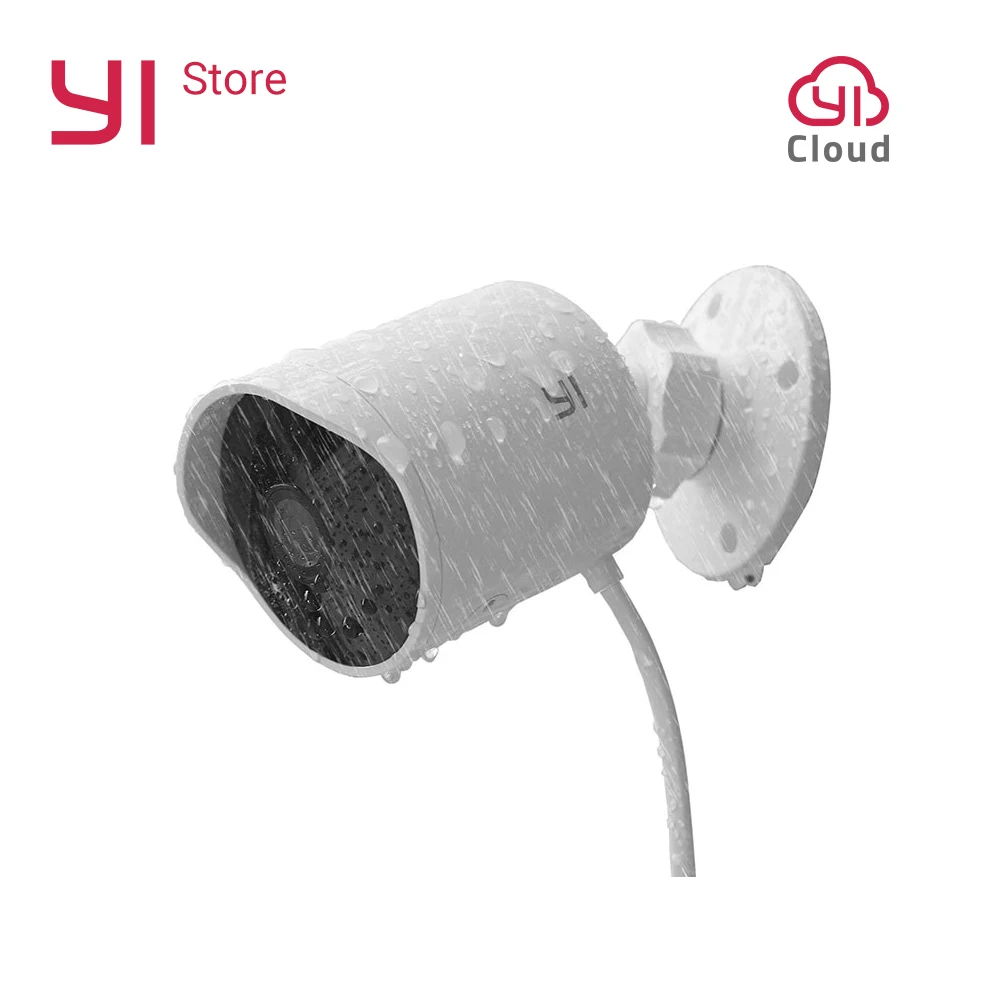  YI Wifi Outdoor Camera 2.4G Wireless Security IP Cam Resolution Waterproof Motion Detection Securit
