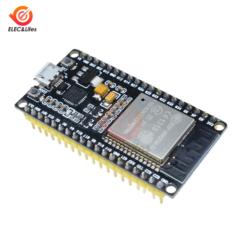 ESP-32S ESP-WROOM-32 ESP32 ESP-32 Bluetooth wifi макетная плата двухъядерный процессор для arduino MCU ESP-32 низкой мощности