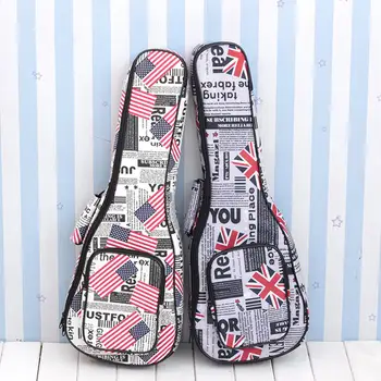

Ukulele Bag US UK National Flag Pattern Hawaiian Small Guitar Storage Bag Carrying Case On For 21 23 24 26 Inch Ukulele Backpack