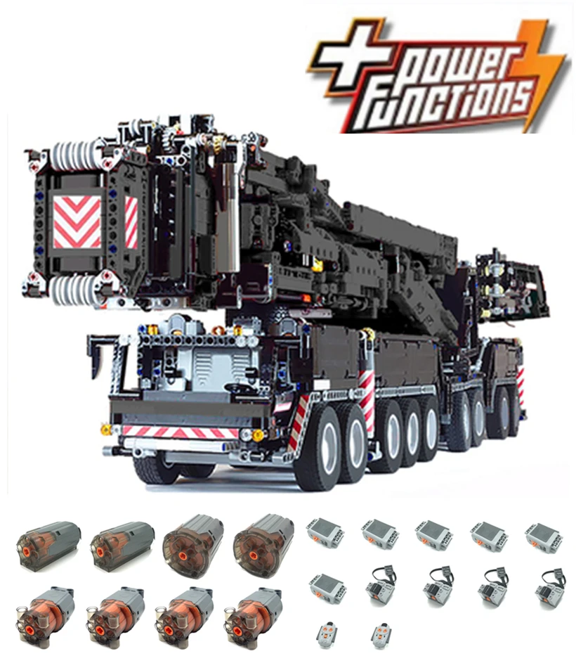 Новая технология строительный блок moc-20920 Liebherr инженерный кран ltm11200 взрослых