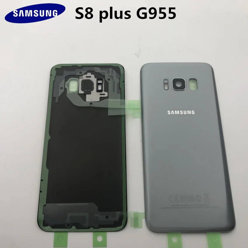 Чехол на заднюю панель+ передняя стеклянная линза+ средняя рамка для samsung Galaxy S8 edge plus G955 G955F