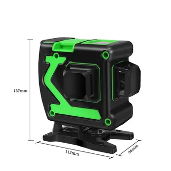

16 Green Lines Laser Level+Tripod 3D Self-Leveling 360 Horizontal And Vertical Cross Outdoor Powerful Laser Beam Line