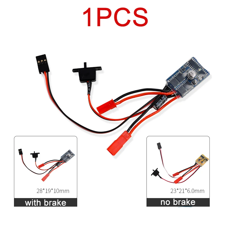 1 шт. 10A 20A Матовый тормоз ESC двухсторонний 9g Мини контроллер скорости PPM 4 8-8 V 2S Lipo w 5V