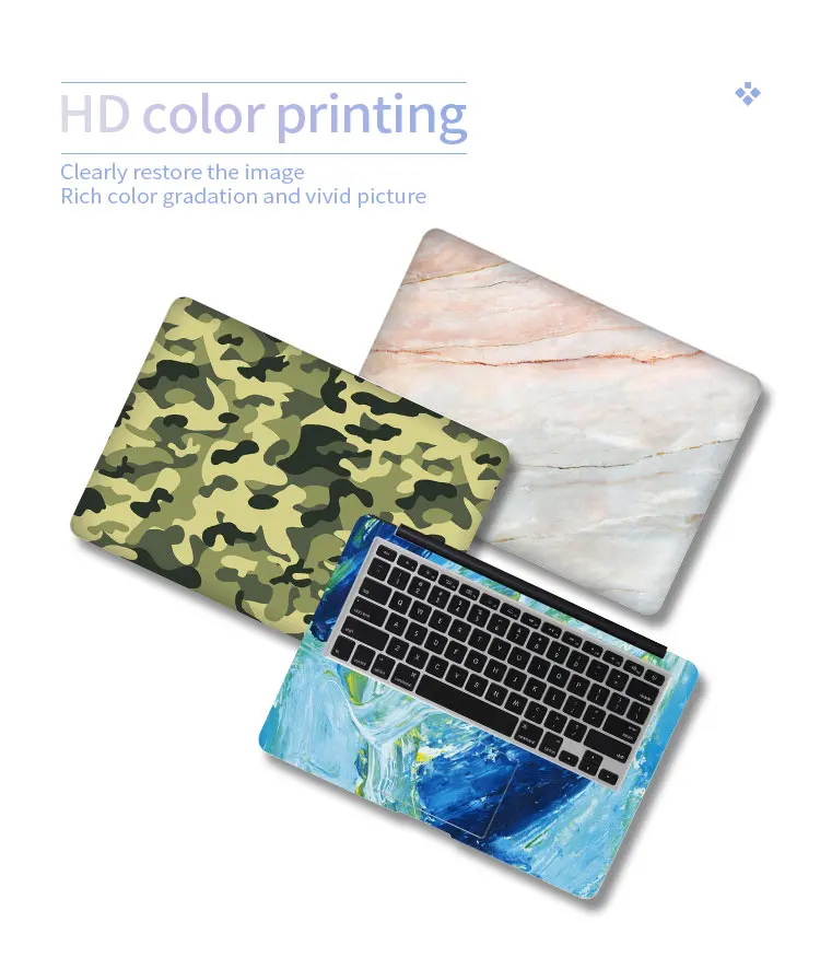 Marble pattern laptop sticker laptop skin 12/13/14/15/17 inch for MacBook/HP/Acer/Dell/ASUS/Lenovo