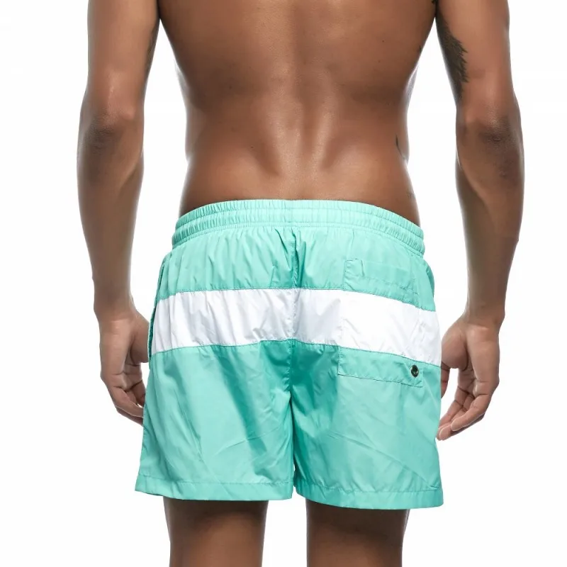 Супербоди популярные мужские пляжные шорты для отдыха Лоскутная Повседневная одежда полиэстер быстросохнущие спортивные шорты Серфинг и пляжные шорты