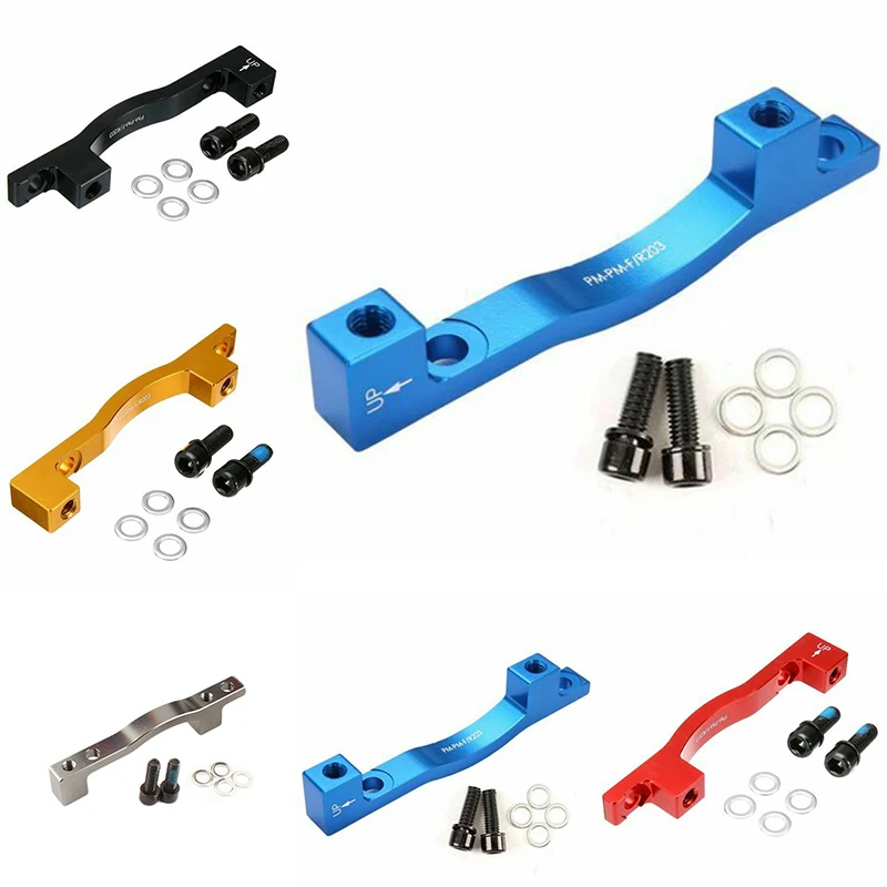 Bike Disc Brake Caliper Mount Adapter Front 160mm 180mm 203mm Rear 140mm Post Bicycle Part Accessories | Спорт и развлечения