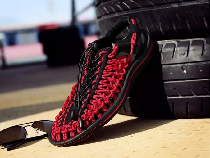 

6 color Casual Beach sandals Flip Flops Men Shoes Summer Sandals Men Cow Leather slippers fisherman