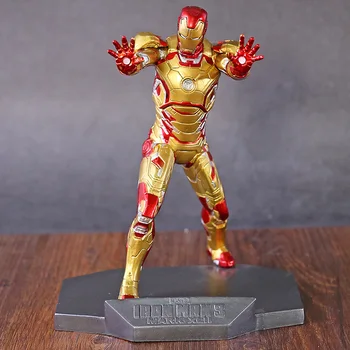 

Anime 1/10 Scale Painted Figure Iron Man MK42 Action Figure Battle Ver. Iron Man Mark 42 PVC figure Toy Brinquedos