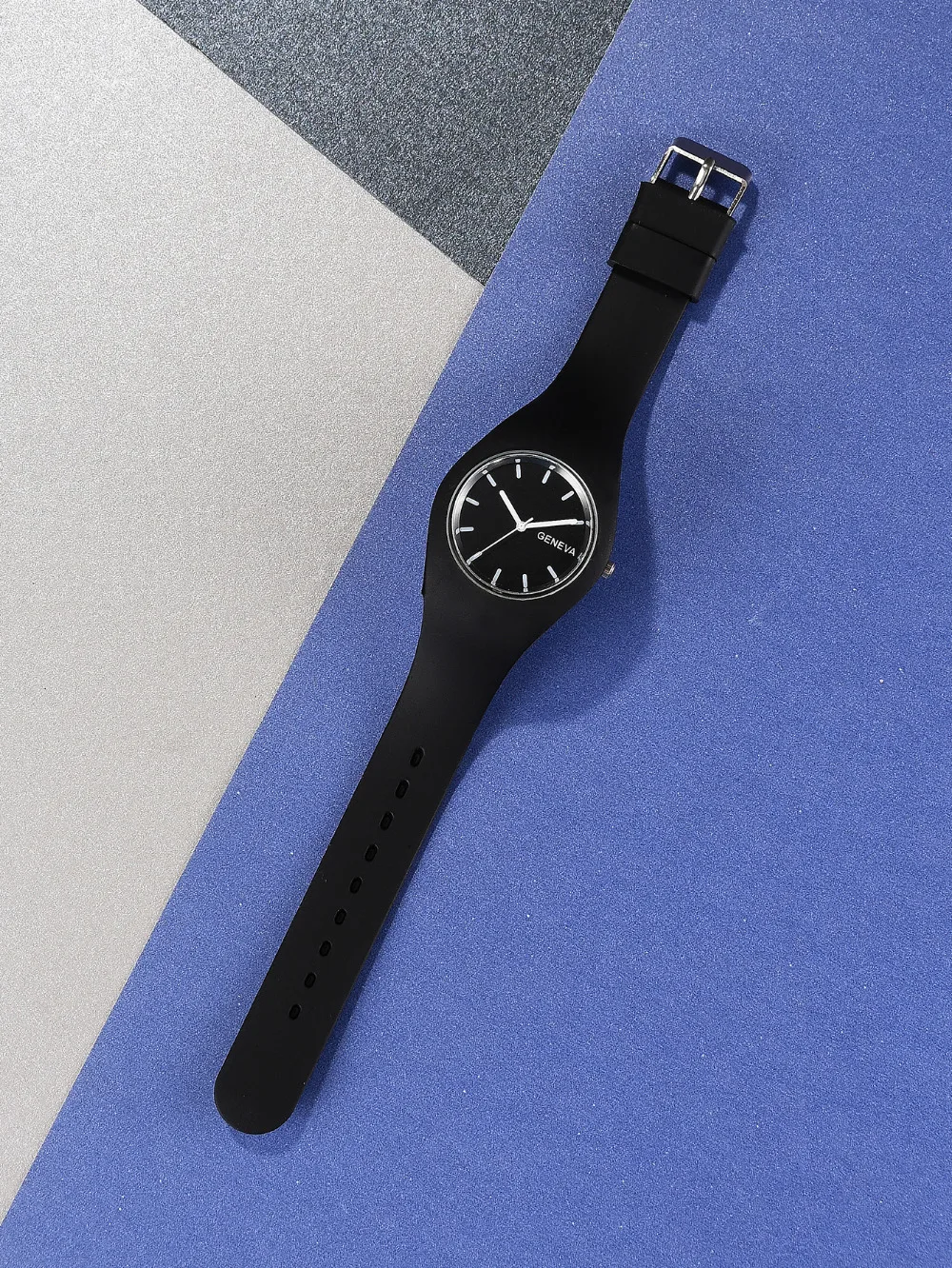 Дети прекрасный узор черный силиконовый гелевая полоска кварцевые наручные часы для студентов подарок для мальчиков девочек женские