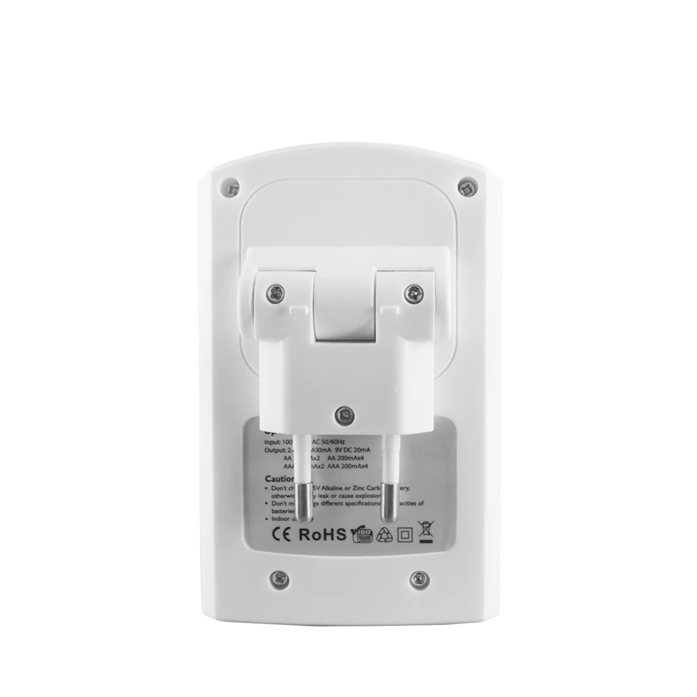 4 Slots Battery Charger For 1.2V AA AAA 6F22 9V Li-ion NI-MH NI-CD Rechargeable Batteries EU/US Plug Hot-Selling High-quality charger adapter battery charger battery charger adapter
