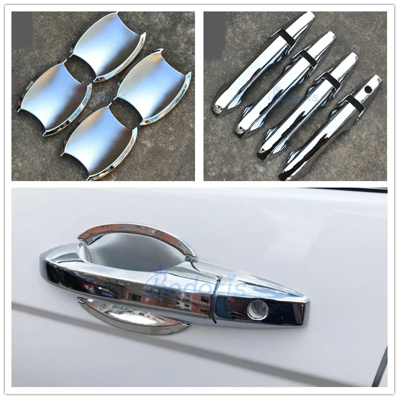 Chrome Side Door Handle Cover Trim Fit 2007 2008 2009 2010 2011 Honda CR-V CRV
