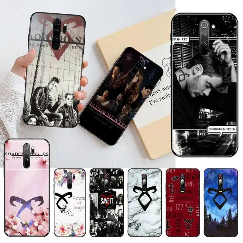 CUTEWANAN Shadowhunters черный ТПУ мягкий резиновый чехол для телефона Redmi Note 8 8A 7 6 6A 5 5A 4 4X 4A Go