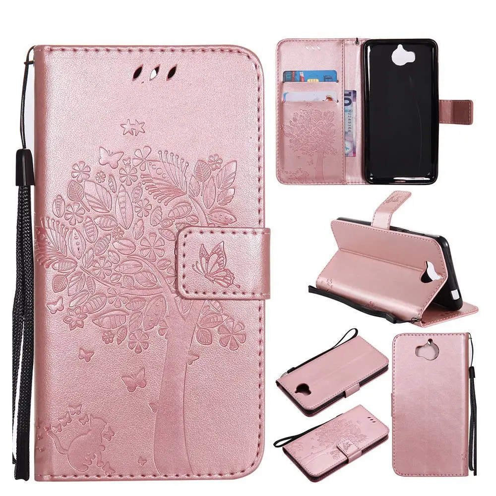 Card Slot Leather Cases Fundas For Huawei Nova 3 3i Y9 2019 Y6 Y5 2018 P8 Lite 2017 P9 Plus Mini Mate S 9 8 7 G8 P06Z |