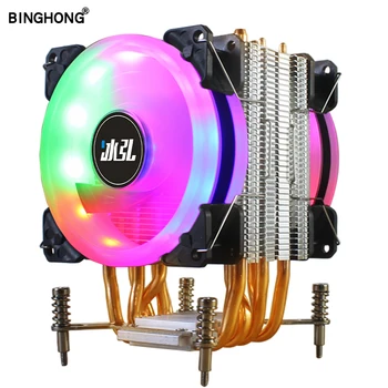

6 copper tube CPU radiator ultra-quiet LED 90MM fan suitable for LGA X79 X99 X299 2011 motherboard screw installation CPU cooler